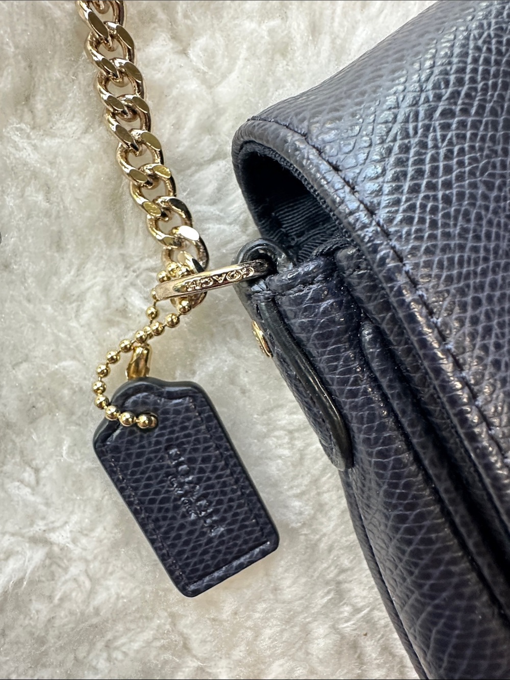 Coach Mini Ruby Crossbody Bag Navy Blue - Picture 6 of 13